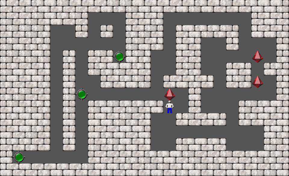 Sokoban Bugs550 collection level 476